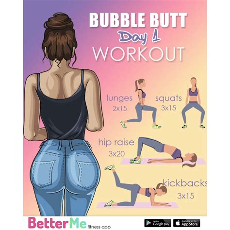 best bubble butt|BUBBLE BUTT EXERCISES Lift & Shape Under Booty .